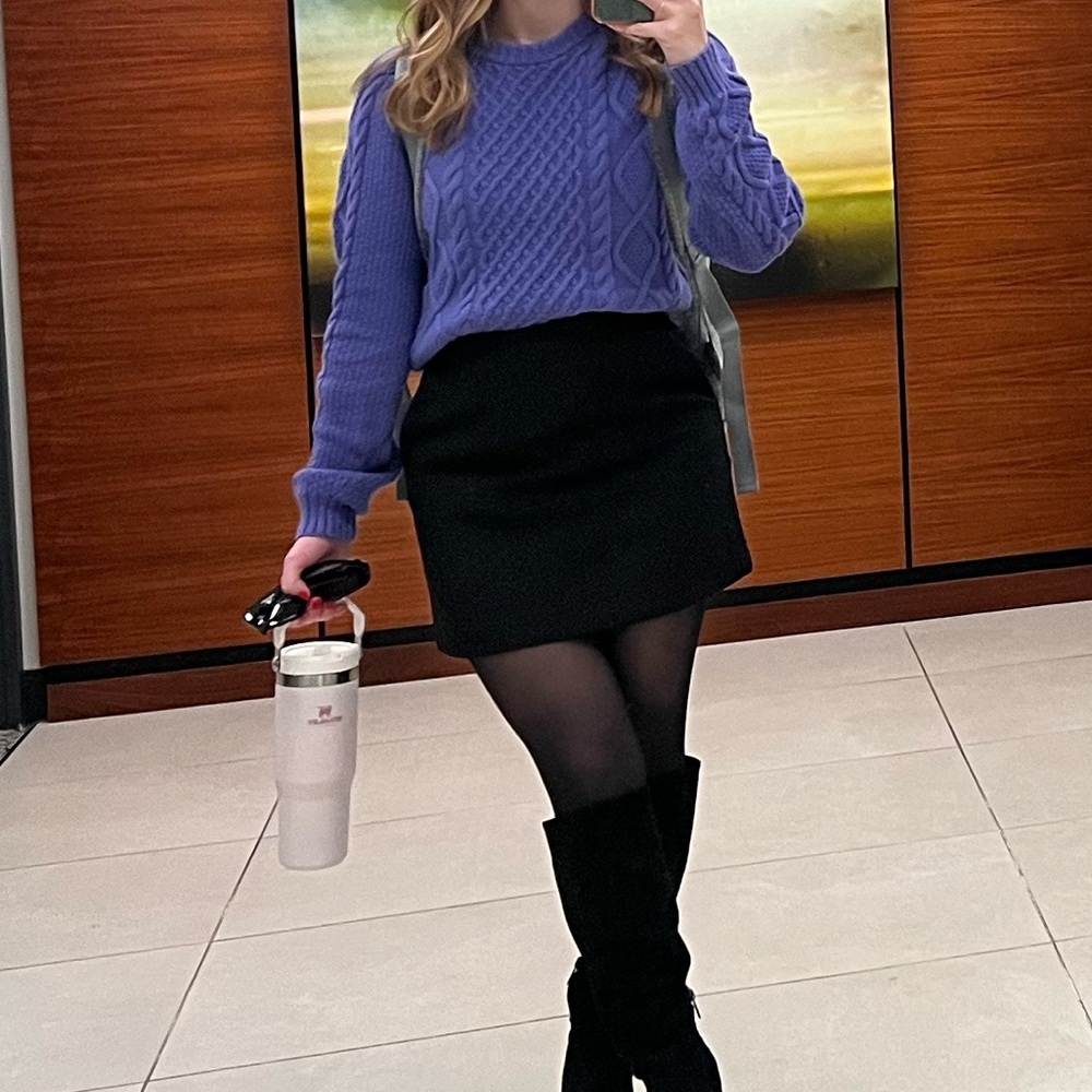 Aritzia Sunday Best Cropped Peggy Sweater